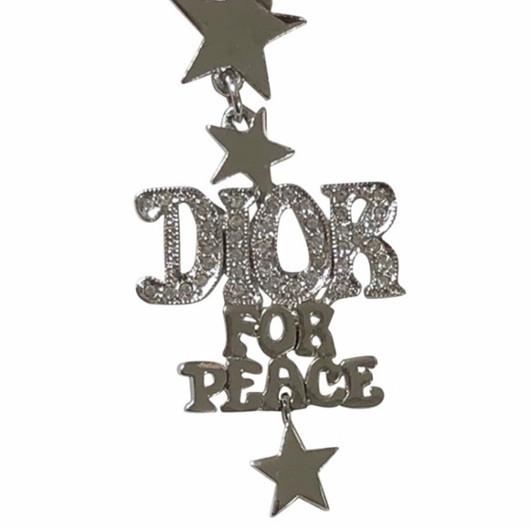 Vintage Christian Dior “Dior For Peace” Diamanté Crystal Jewelry Set - Picture 6 of 12